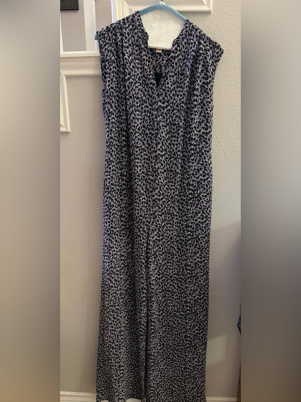 Michael Kors Black and White Jumpsuit